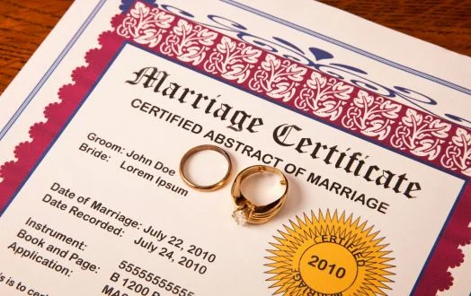 Apostille Marriage Certificate